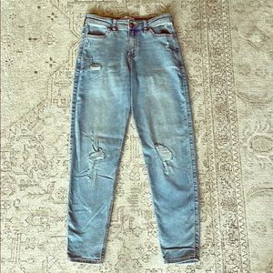 Abercrombie Kids high-rise mini mom jeans